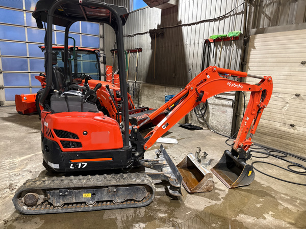 Mini-excavatrice Kubota U17-HGS